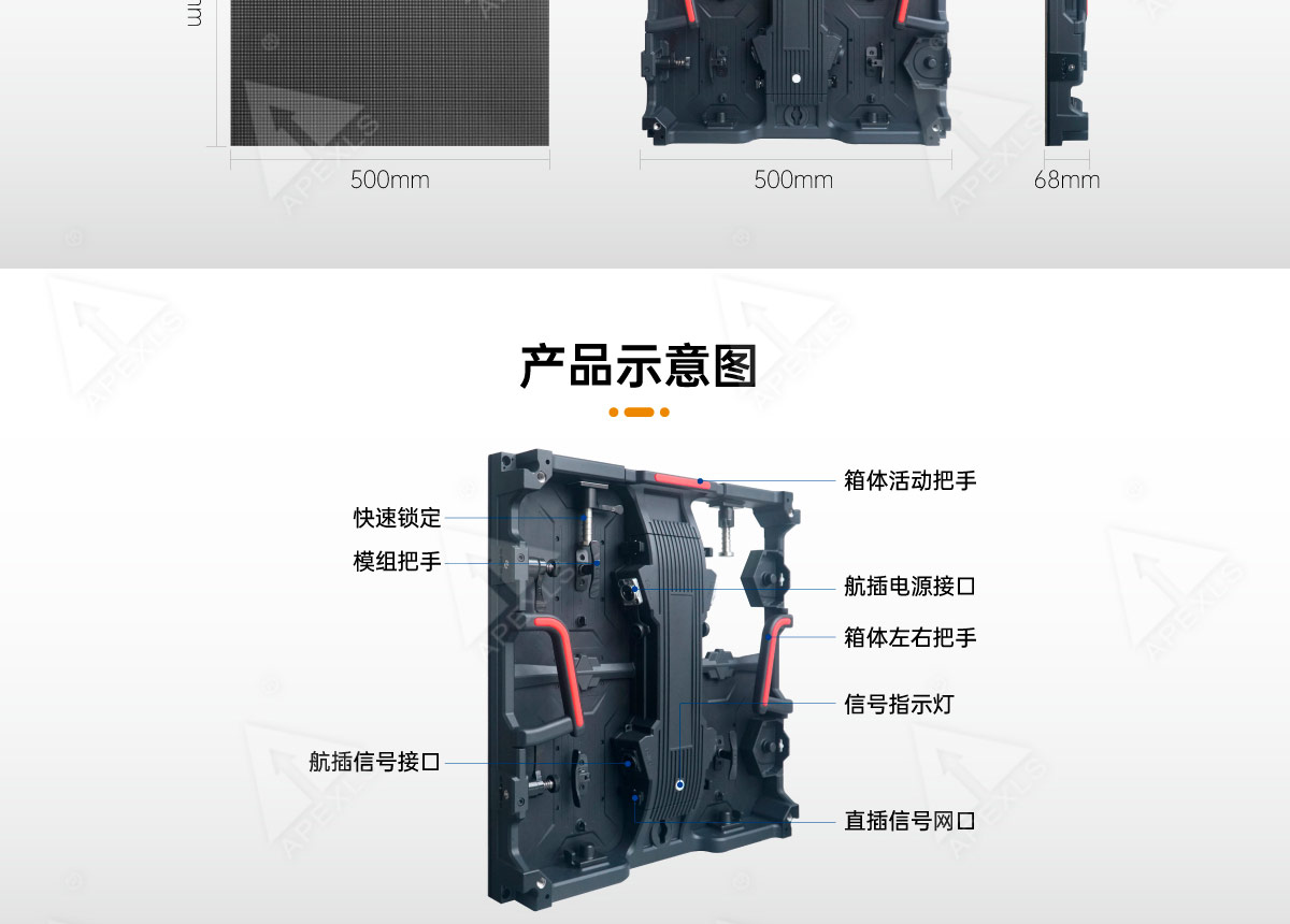 P1.9租賃屏KV系列