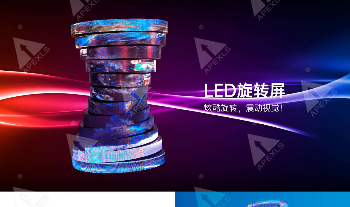 旋轉(zhuǎn)LED顯示屏