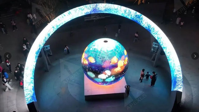 “數(shù)字夜游”啟幕！康碩展LED創(chuàng)意屏精彩亮相惠陽淡水墟文化特色街