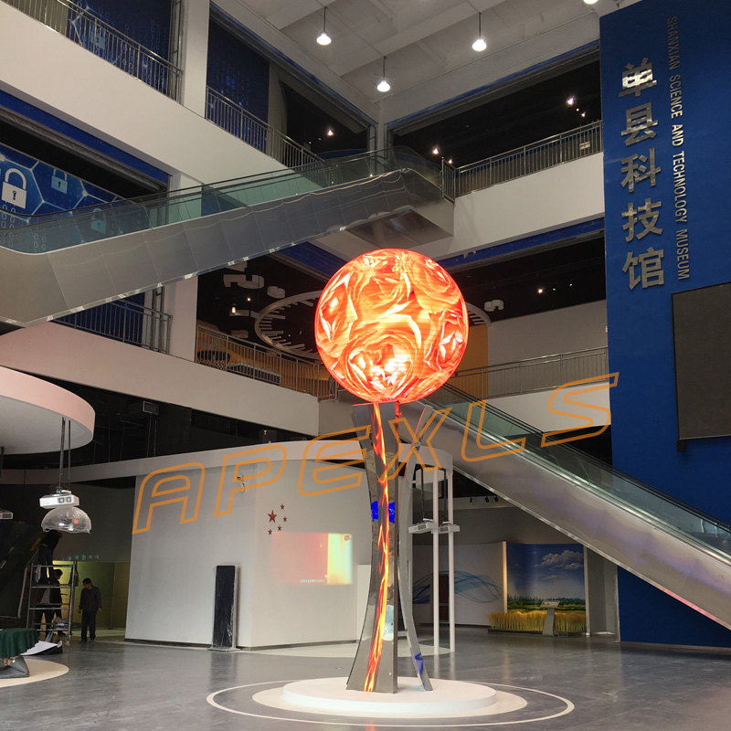 山東省P4MM直徑2米LED球形顯示屏