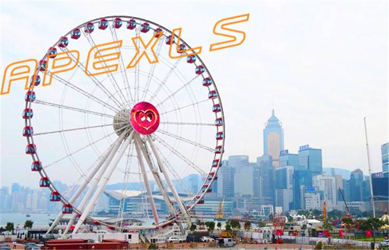 香港渡輪上的圓形 LED 顯示屏