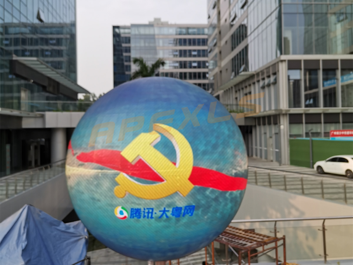 廣州直徑3米戶外創(chuàng)意LED圓球屏