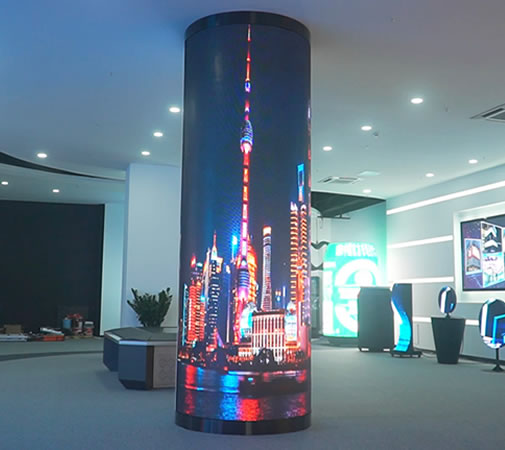 圓柱屏展示區(qū)